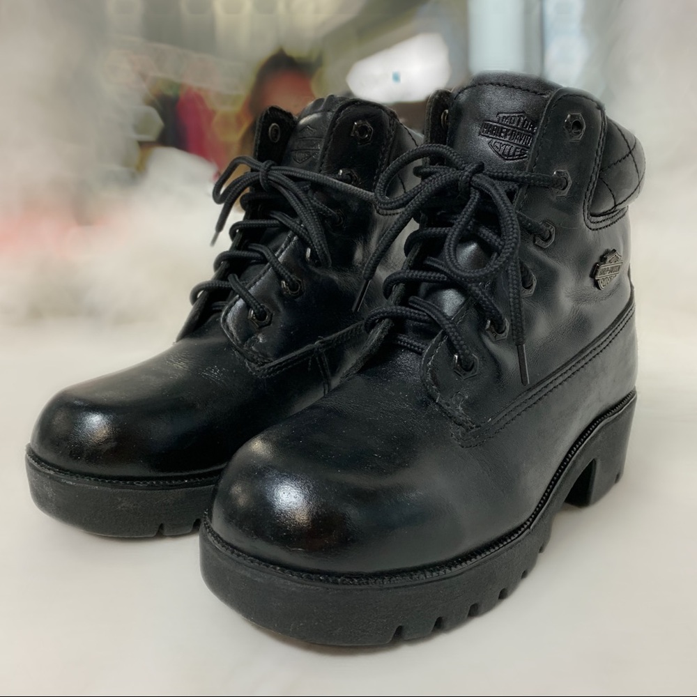 🏍 Killer Harley Davidson Leather Boots 🏍